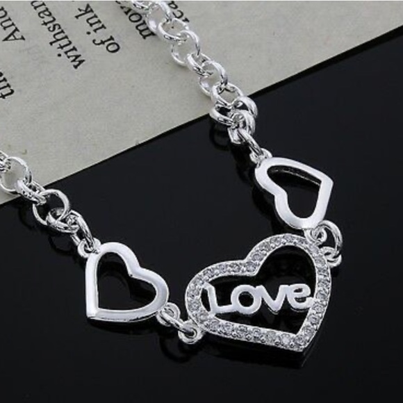 NWT 925 Solid silver Bracelet jewelry charms - Picture 4 of 4